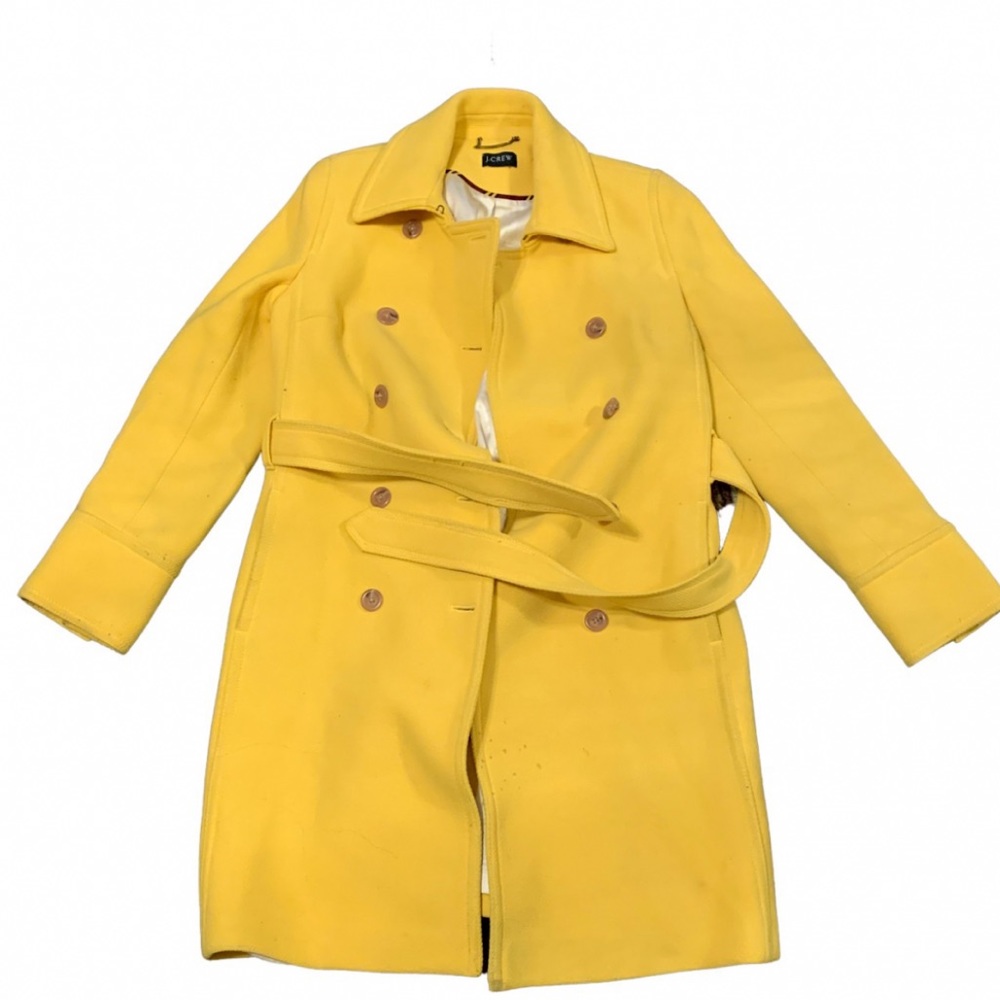 J crew trench coat good condition perfect for winter/fall